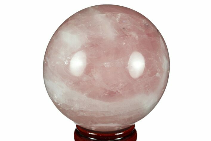 Polished Rose Quartz Sphere - Madagascar #177789